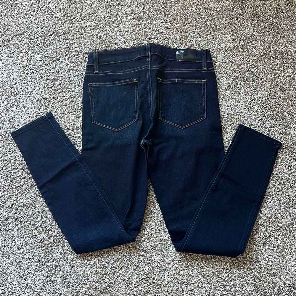 PAIGE Dark Blue Skinny Jeans